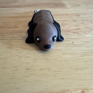 3D Printed Flexi Dog Keychain: Fidget Toy, Anxiety Relief