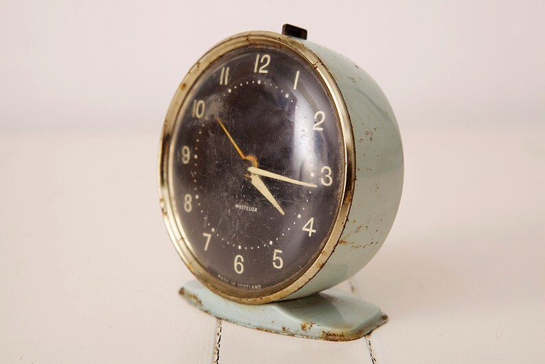 Westclox Alarm Clock Made in Scotland Etsy