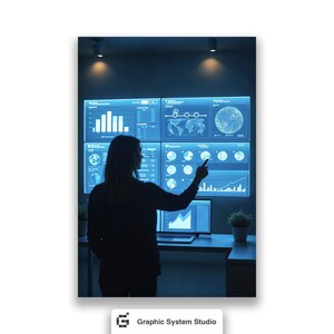 Futuristic Technology Concept Artificial Intelligence Image Future Human For Marketing Campaign Digital Files Concept Technology Future