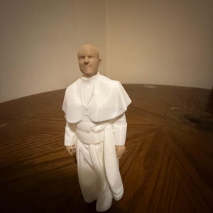 Statue religieuse du pape François, décoration catholique, icône papale, objet de collection du Vatican, cadeau spirituel