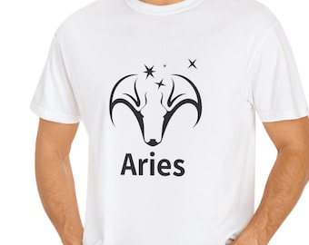 T-shirt Ram sterrenbeeld: astrologisch T-shirt, verjaardagscadeau