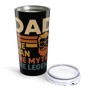 Tumbler 20oz, Best Gift for Him, Father&#39;s Day Gift, Dad Gift, Stainless Steel Tumbler, Travel Cup