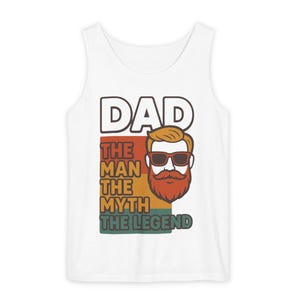 Funny Unisex Tank Top, Garment Dyed Tee, Fathers Day Gift, Gift for Him, Sleeveless Shirt, Muscle Tank, Summer Apparel