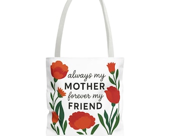 Mamma-tygkasse, presenter till mamma, mors dag-shoppingkasse, söt mamma-väska, återanvändbar matkasse, mamma-väska, tygkasse för mamma