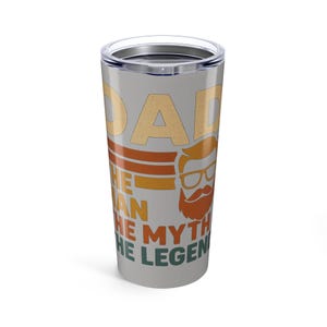 Funny Dad Gift Tumbler 20oz - Father&#39;s Day Gift for Dad, Insulated Travel Mug, Birthday Present, Christmas Gift, Dad Appreciation, Humorous