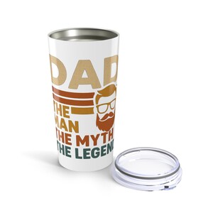 Tumbler 20oz - Best Gift for Dad, Fathers Day, Birthday Present - Drinkware, Gift for Him, Custom Mug, Personalized Tumbler, Insulated Cup