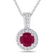 see more listings in the Diamond Pendant Necklace section