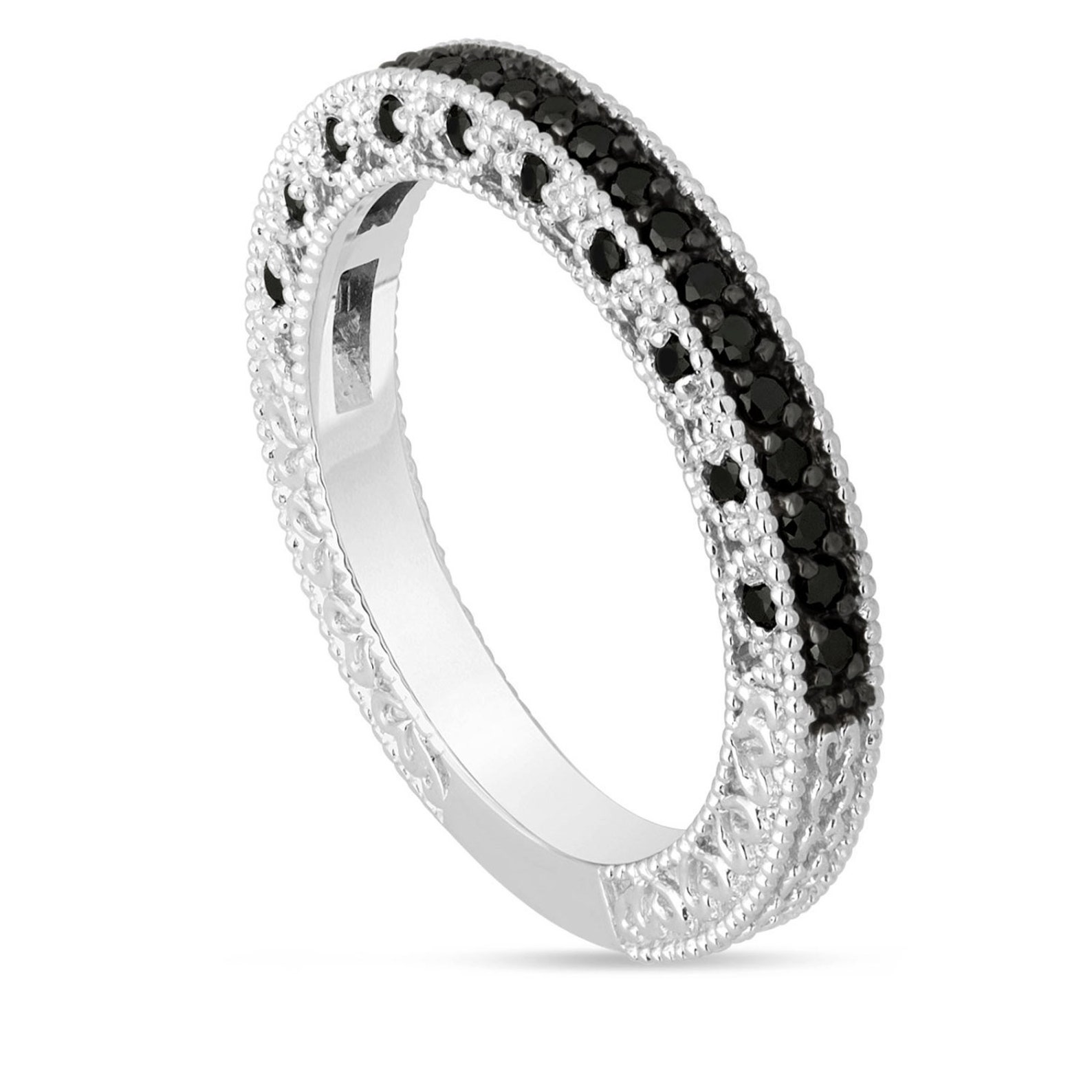 Platinum Black Diamond Wedding Band Diamond Wedding Ring - Etsy Platinum Black Diamond Wedding Band Diamond Wedding Ring - Etsy