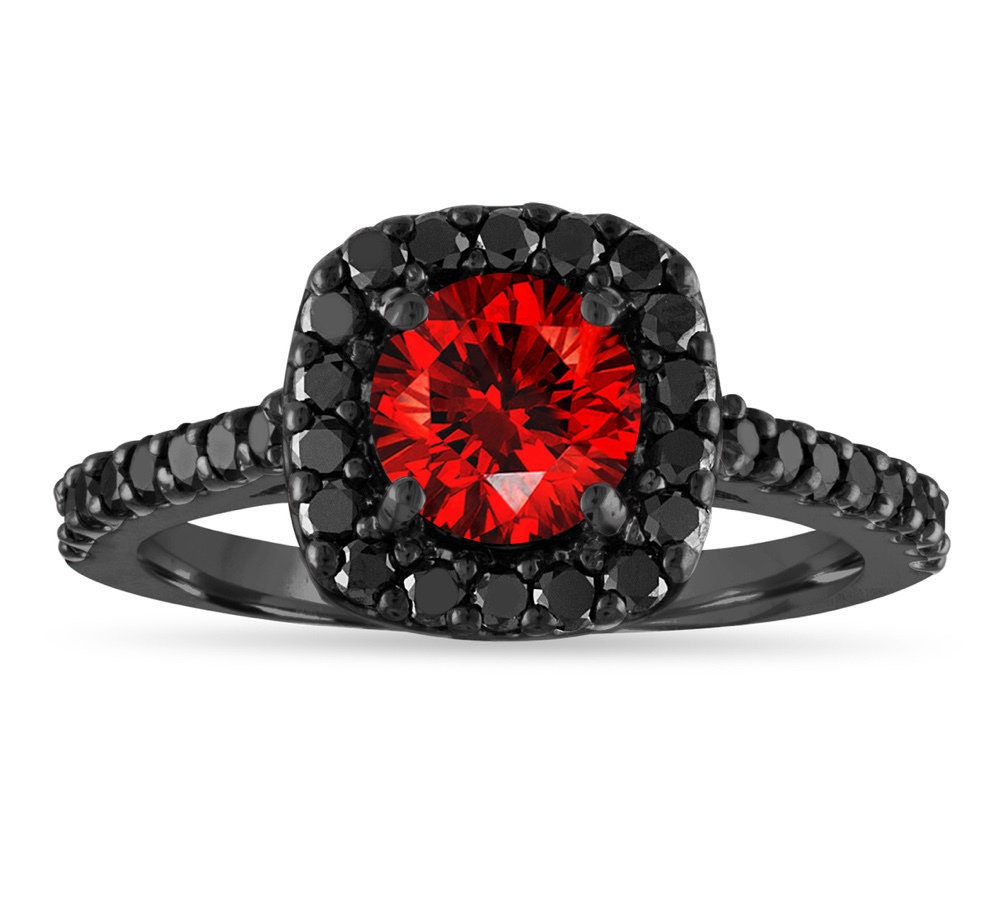 Buy Uloveido Female Unique Beautiful Red Flower Engagement Wedding Ring -  Charm Created Garnet Diamond Jewelry for Women (Size 6 7 8 9 10) RJ212,  Metal Crystal, Cubic Zirconia at Amazon.in