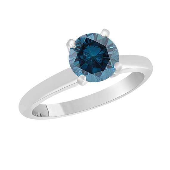 1 carat blue diamond deals