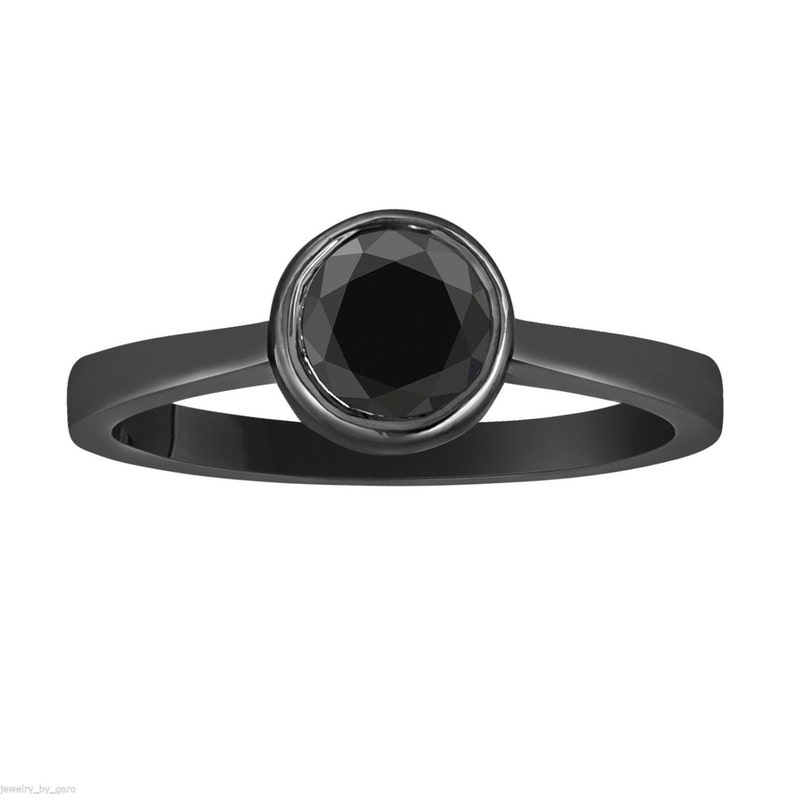 black diamond solitaire ring black diamond solitaire ring