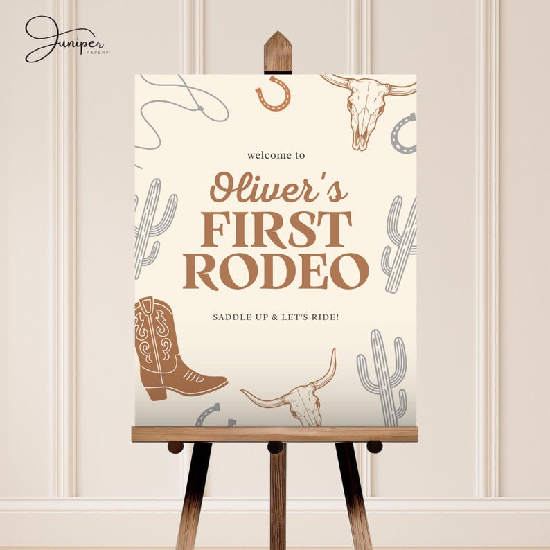 Our First Rodeo Icon Welcome to My First Rodeo Sign, First Rodeo Welcome Signs Template ...