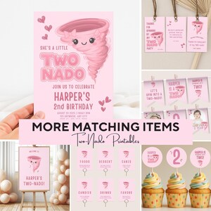 Find Matching Tornado Party Items In My Shop: https://juniperpapery.etsy.com/listing/4377888033/editable-twonado-birthday-bundle