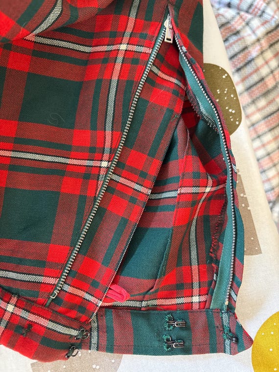 Vintage 1940s–1950s Harrods Tartan Culottes - image 5