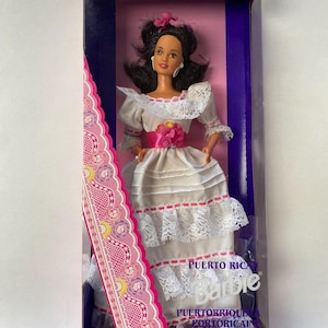Barbie Dolls of the World Puerto Rican Vintage Mattel 1996 - Etsy
