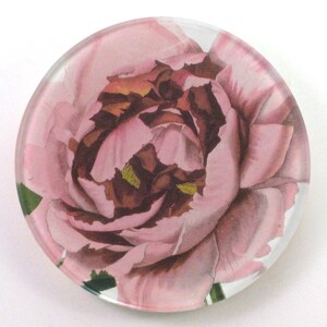 Victoria Fischetti Handmade Decoupage - 5&quot; Peony Coaster