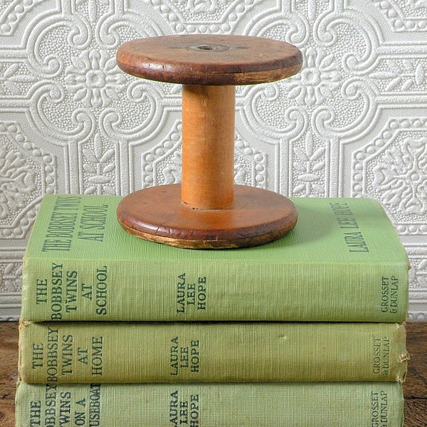 Vintage wood spool