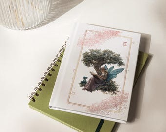 Live A Good Story Journal, Aesthetic Lined Notebook for Writers, Witches, Book Lovers, 150 Pages, Tearable Sheets
