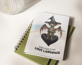 Fantasy Dragon Journal, Lined Notebook, Witchy Gift