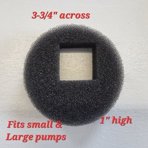 Food Safe Foam Filter - fits small & large pumps