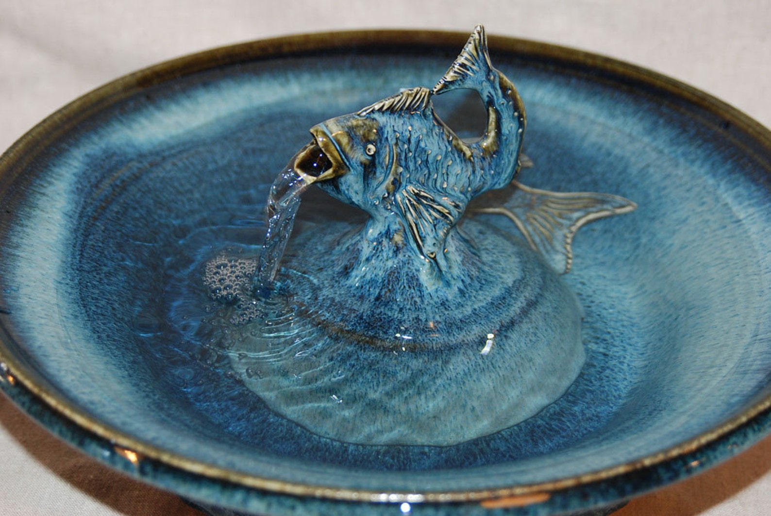 Ceramic Cat Fountain Pet Water Fountain Foodsafe Ceramic Etsy