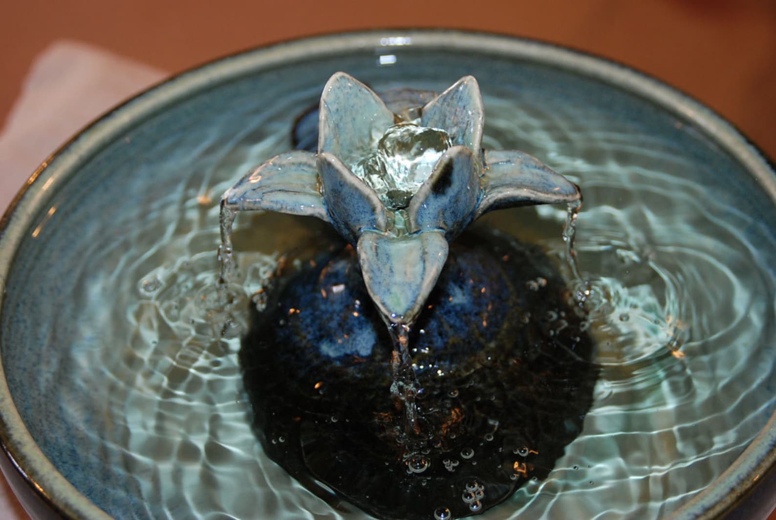 Cat Drinking Fountain Ceramic Handmade Foodsafe Etsy