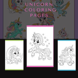Unicorn Coloring Pages, Unicorn Coloring Pages For Kids, Printable Coloring Pages, Kids Coloring Pages, Girls Coloring Pages, Unicorn Sheets