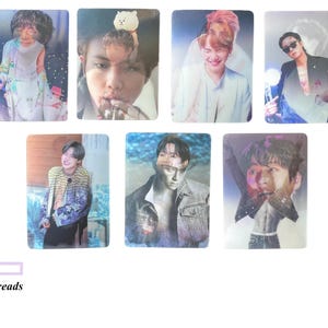 BTS Photocards Transforming Individual One Piece Photo Card Kpop BTS Photocard RM Jin J-hope Suga Jimin Taehyung Jungkook