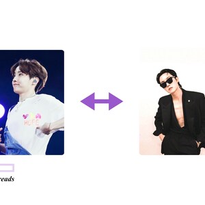 May include: Two men, one wearing a white shirt with the word "HOPE" on it and a microphone in his hand, and the other wearing a black suit jacket and sunglasses, are shown in separate images.