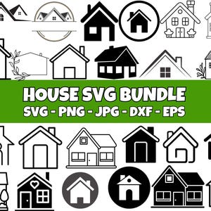 Haus SVG Bundle | Haus Clipart | Haus Png | Haus Vektor | Haus Clip Art | Haus Silhouette | Haus SVG | Home Png | 3D Illustration