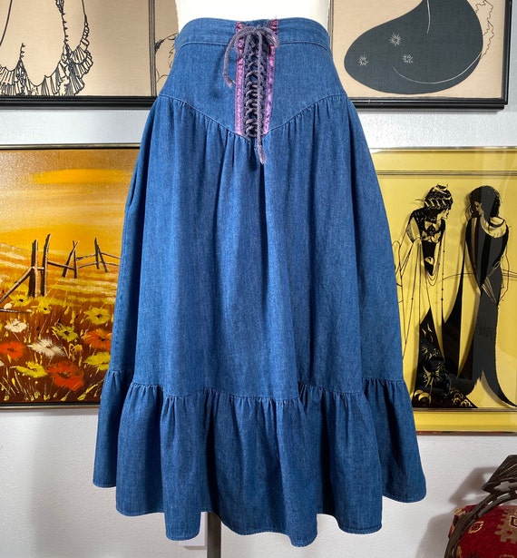 Vintage GUNNE SAX SKIRT Prairie Gunnies 1970s 1980