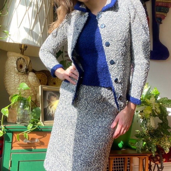 1950's SWEATER SET Wiggle Skirt & Top 50s Vintage