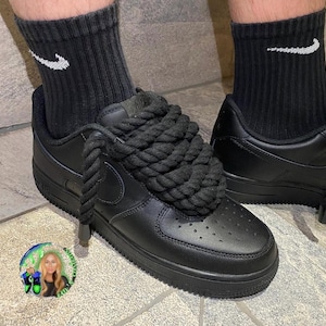 CUERDA AF1 NEGRA X ADULTOS