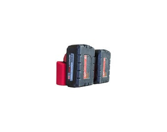Support mural de batterie Milwaukee M18 - Support de rangement pour magasin - Support de batterie pour garage