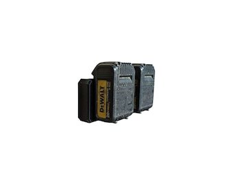 Support mural pour batterie DeWalt 20 V - Support de rangement pour magasin - Support de batterie pour garage
