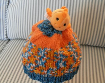 Hand Knit Nemo Hat