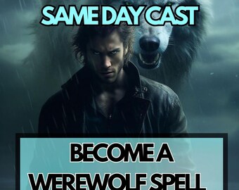 Werewolf Transformation Spell Jar – Awaken the Beast Within