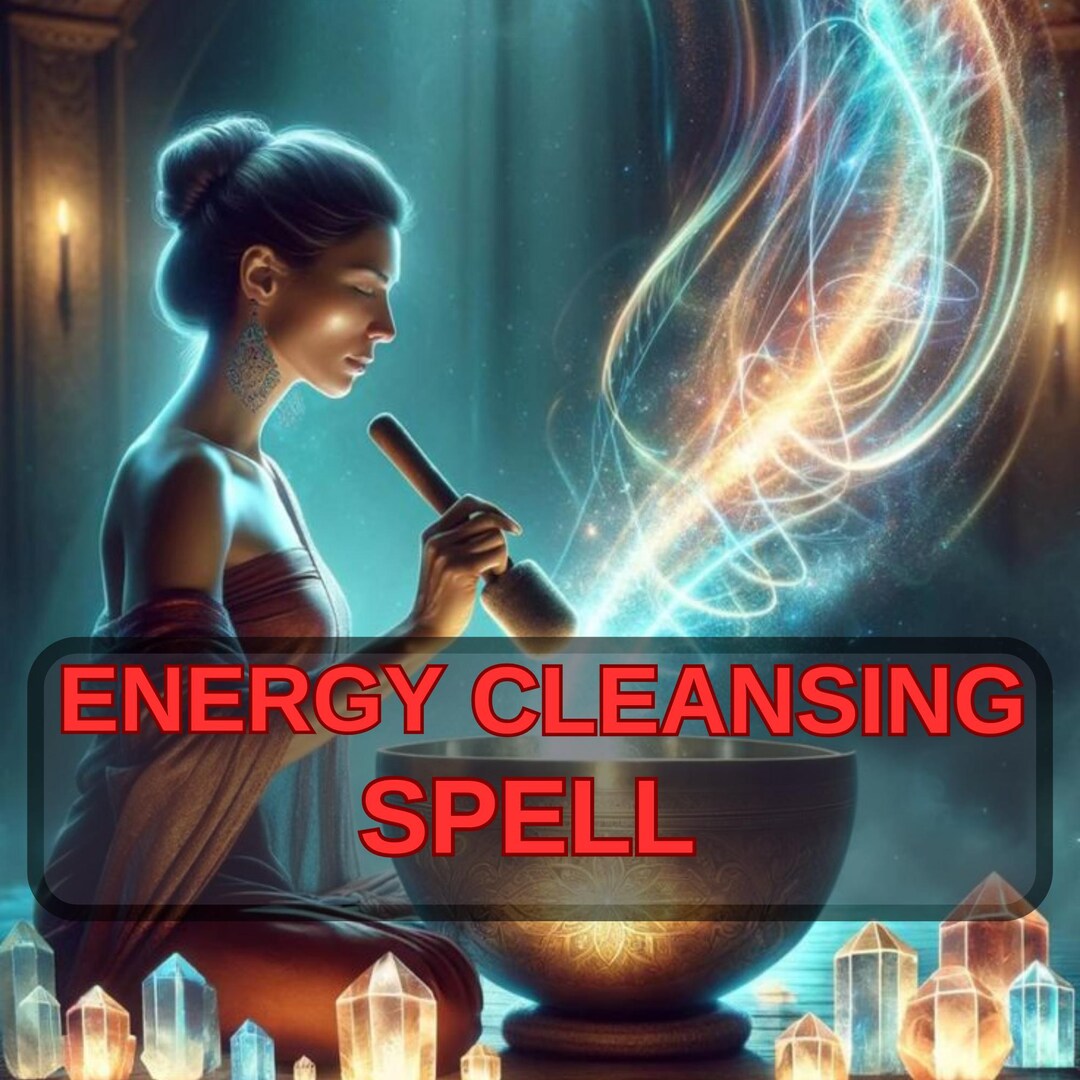 Energy Cleansing Spell • Aura Clearing Ritual for Balance Renewal and ...