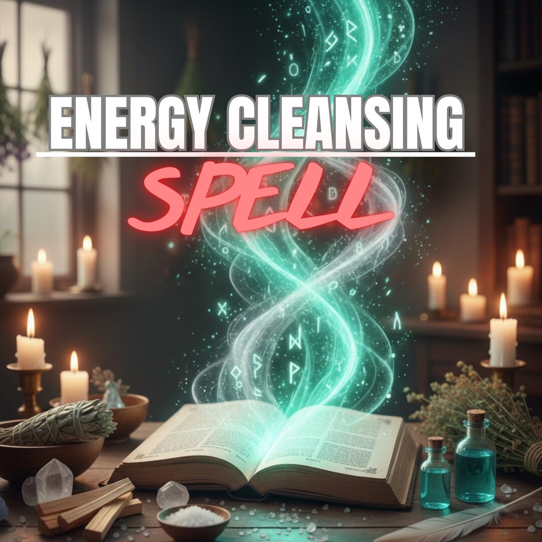 Energy Cleansing Spell • Aura Cleansing and Negative Release Ritual ...