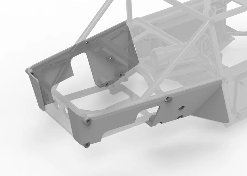 3D Printed ABS-GF Inner Fender Shields for Vanquish H10 Optic RC ...