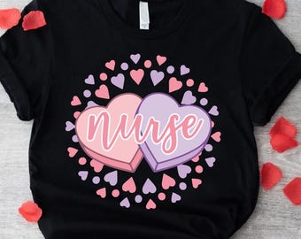 Nurse Valentine Shirt, Sweetheart Candy Medical Tee, Nursing Gift