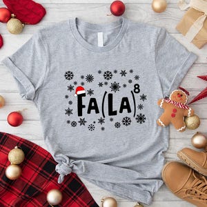 Christmas Math Teacher Shirt, Math Fa La La Shirt, Christmas Teacher Gift, Holiday Season Tee, Women Christmas Shirt, Merry Christmas Shirt