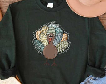 Thankful Turkey Shirt,Thankful T-shirt,Thanksgiving Turkey Shirt,Fall Gifts,Grateful shirt,Thanksgiving Group Shirts,Cute Fall Family Shirts
