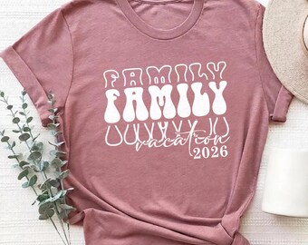 Custom Family Vacation 2026 Shirt, Magical Mouse Trip Gift, Crew Tee