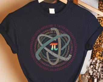 Infinite Pi Symbol Shirt, Mathematical Science Gift, Teacher Tee