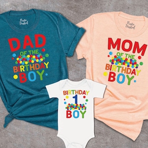 Family Birthday Boy Shirts,Birthday Boy Tshirt,Family Matching Birthday Shirts,Mom of the Birthday Boy,Dad of the Birthday Boy,Bday Party