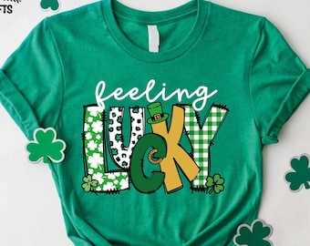 St Patricks Day Lucky Shirt, Patrick's Day Gift, Saint Patrick's Tees, Lucky Shamrock Shirt, Womens St Patrick's Day Shirt, Irish day Tshirt