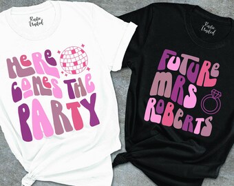 Custom Future Mrs Shirt, Engagement Gift, Personalized Bride To Be Gift, Custom Wedding Party Gift, Bachelorette party Tshirt, New Bride Tee