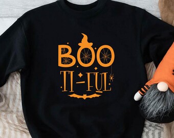 Halloween Boo Sweatshirt,Funny Halloween Sweatshirt,Fall Sweatshirt for Women,Girl Halloween Shirt,Halloween Gifts for Women,Halloween Gifts