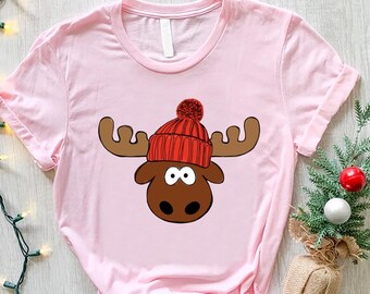 Christmas Reindeer Shirt, Noel Reindeer Shirt, Christmas Family Shirt, Merry Christmas Shirt, Christmas Gift, Xmas Gift Tee, Reindeer Tshirt